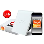 shumee ZigBee dotikalno stikalo Tuya 3-krožno belo # L+N