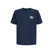 Jack & Jones Junior Majica JJLEGEND mornarska / brusnica / bela