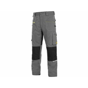 Moške Delovne hlače CXS STRETCH, sivo-črne