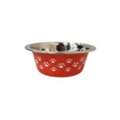 Besta Cinija za hranu i vodu Paw inox, Crvena 240 ml