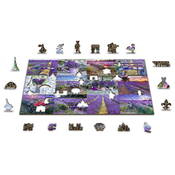 Wooden city - Puzzle Lavender France 150 - 150 kosov