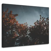 shumee Platno s tiskom Krošnje pomarančevcev 100x80