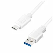 Kabel USB-C => USB A 3.2 Gen1x1 A 1,50m Logilink - bel (CU0175)