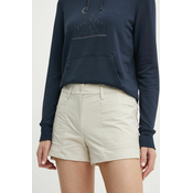 Kratke outdoor hlače Salewa Puez boja: bež, bez uzorka, srednje visoki struk, 00-0000028315