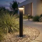 Lindby LED-svetilka Cirel, višina 45 cm, črna, IP65 - Sodobni - črna, prosojna - Aluminij