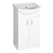 AQUALINE AQUALINE SIMPLEX ECO Umivalniška Omara z Umivalnikom 47x83,5x29cm, Bela, Prostostoječa