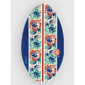 Skim One Wooden Skimboard 90 X 51 Bodyboard hibiscus blue