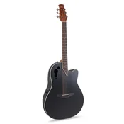 Elektroakustična kitara Applause AE44II Mid Cutaway - Black Satin
