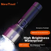 Nextool Baterijska lampa, 26650, Crna