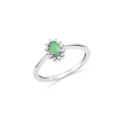 DIAMANT LETERNEL Prstan srebrna