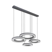 Globo 67191-80 - LED Zatemnitveni lestenec na vrvici BLASIUS LED/80W/230V+ Daljinski upravljalnik
