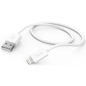 HAMA USB Kabl za Apple tip A na Lightning, MFI, 1m, beli