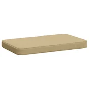Vidaxl Blazina za klop - 1 kos VUGHT 100% poliester Bež 60 x 40 x 5 cm