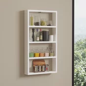 HANAH HOME Zidna polica Quatro White