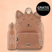 trixie otroški nahrbtnik + steklenička 500 ml mrs. cat