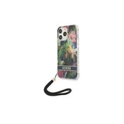 Guess Futrola za iPhone 13 Pro Blue Flower Strap