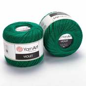 Bombažna preja YarnArt Violet 50 g | izberite barvo - 6334 zelena