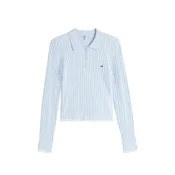Tommy Jeans Pulover svetlo modra