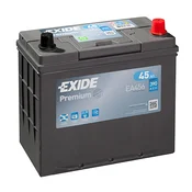 Exide akumulatorja lator Exide premium EA456 45D+. 390A(EN) 237x127x237