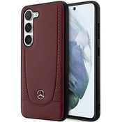 Mercedes Samsung Galaxy S23 red hardcase Leather Urban Bengale (MEHCS23SARMRE)
