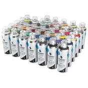 Schneider DIY Spray Paint-it 030 akrilni sprej, paket izdelkov - mešanica barv, 40 kosov
