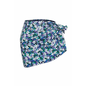 Trendyol Curve Multicolored Floral Patterned Pareo Set of 2 Plus Size Bikini Bottoms