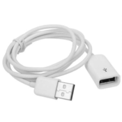 Cabletech USB podaljšek 2.0, A-A 1.8m , beli