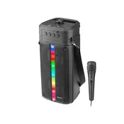 Tracer Rocket TWS BT Bluetooth karaoke zvucnik 16 W, RGB LED – crni