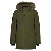 Superdry Parke EVEREST FAUX FUR HOODED PARKA Kaki