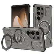 Hibridna maska Carbon Shield Pro za Samsung Galaxy S25 Ultra - smoke black