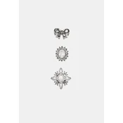 Stradivarius Set Od 3 Ukrasna Broša Grey Os