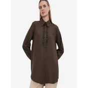 Bigdart Bluza Hemden temno rjava
