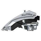 MENJAC PREDNJI SHIMANO TOURNEY FD-TY600-L3 3X6/7/8 SA ŠELNOM 34.9mm (+28.6/31.8 ADPT) 42T TOP TOP SWING DUAL-PULL