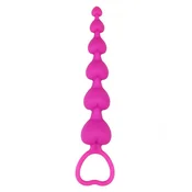 Heart Booty Beads Pink analne kuglice