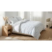 Bela enojna posteljnina 200x140 cm Serenity – Mijolnir