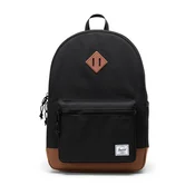Herschel Heritage Youth Backpack - Black/Saddle Brown Črna