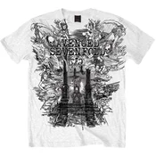 Avenged Sevenfold Majica Land of Cain Unisex White 2XL