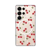 Maska za Samsung Galaxy S25 Ultra Cute Cherries Print Magsafe S938B, Šarena