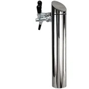 ich-zapfe Šank stolp Tower mat brušen 2-cevni 114 mm premer 51 cm višina, (5000216951)