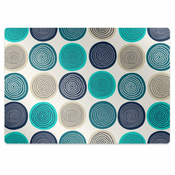 Decormat Podloga za zaščito tal Abstract wheels 140x100 cm 2 cm