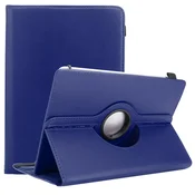 Cadorabo Cadorabo tablični ohišje, združljiv z Alcatelom v temno modri barvi - 360 stopinj Faux Leather Protective Cover z funkcijo stojala in elastičnim pasom, (20615640)