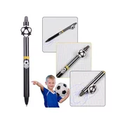Juventus FC Juventus Izbrisljivo pisalo z radirko, avtomatsko gelsko pisalo, modro črnilo, izbrisljivo, šolsko 0,5 mm Univerzalni