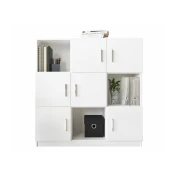 Omarica Kailua 2422 (Bela) Bela, 122x120x38cm, Iverna plošča