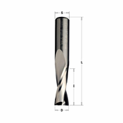 HW Stebelni rezkar spiralni D6 S6 NL22, GL60mm, Z2 desno/navzgor - Freud - 6mm - 22mm - 60mm - 6mm - 2