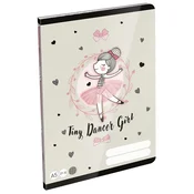 ICO: LizzySuli Lovely Ballerina Tiny Dancer kvadriran zvezek A5 27-32