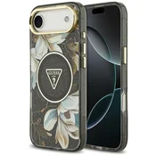 Guess GUESS IML GLITTER FLOWERS TRIANGLE MAGSAFE OVITEK ZA IPHONE AIR S CVETJEM