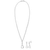 ELLI PREMIUM Set nakita srebrna/transparentna