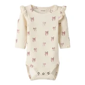 LilAtelier Pajac/bodi NBFGavo kremna/rosé