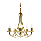 Muza Viseca Lampa 5X40W E14 Patina