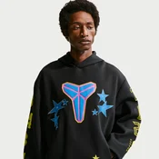 Nike Kobe Mens Fleece Pullover Basketball Hoodie - Black - Adjustable Bungee Cord At Hem